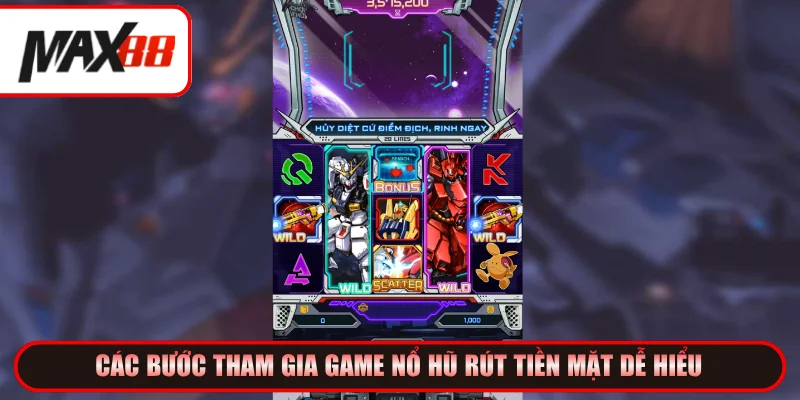 Hướng dẫn chơi game nổ hũ rút tiền chi tiết nhất.